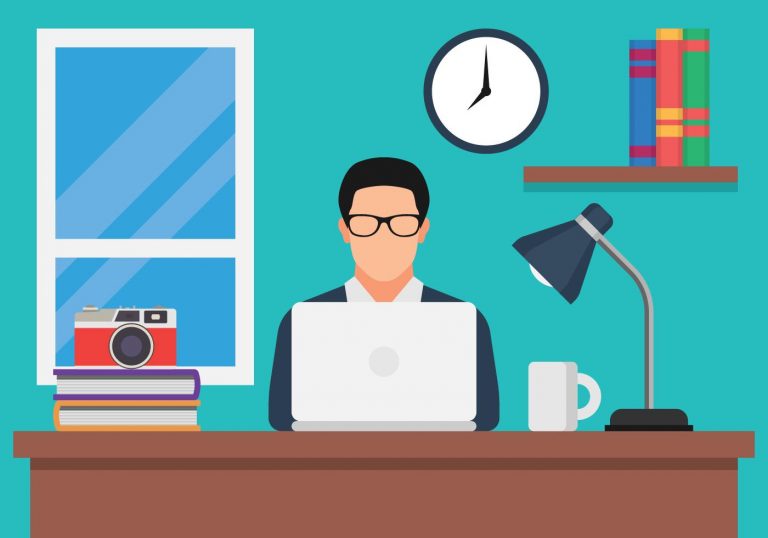 blog-creator-at-computer-vector