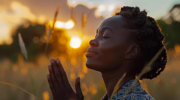 a-beautiful-african-woman-praying-to-god-photo
